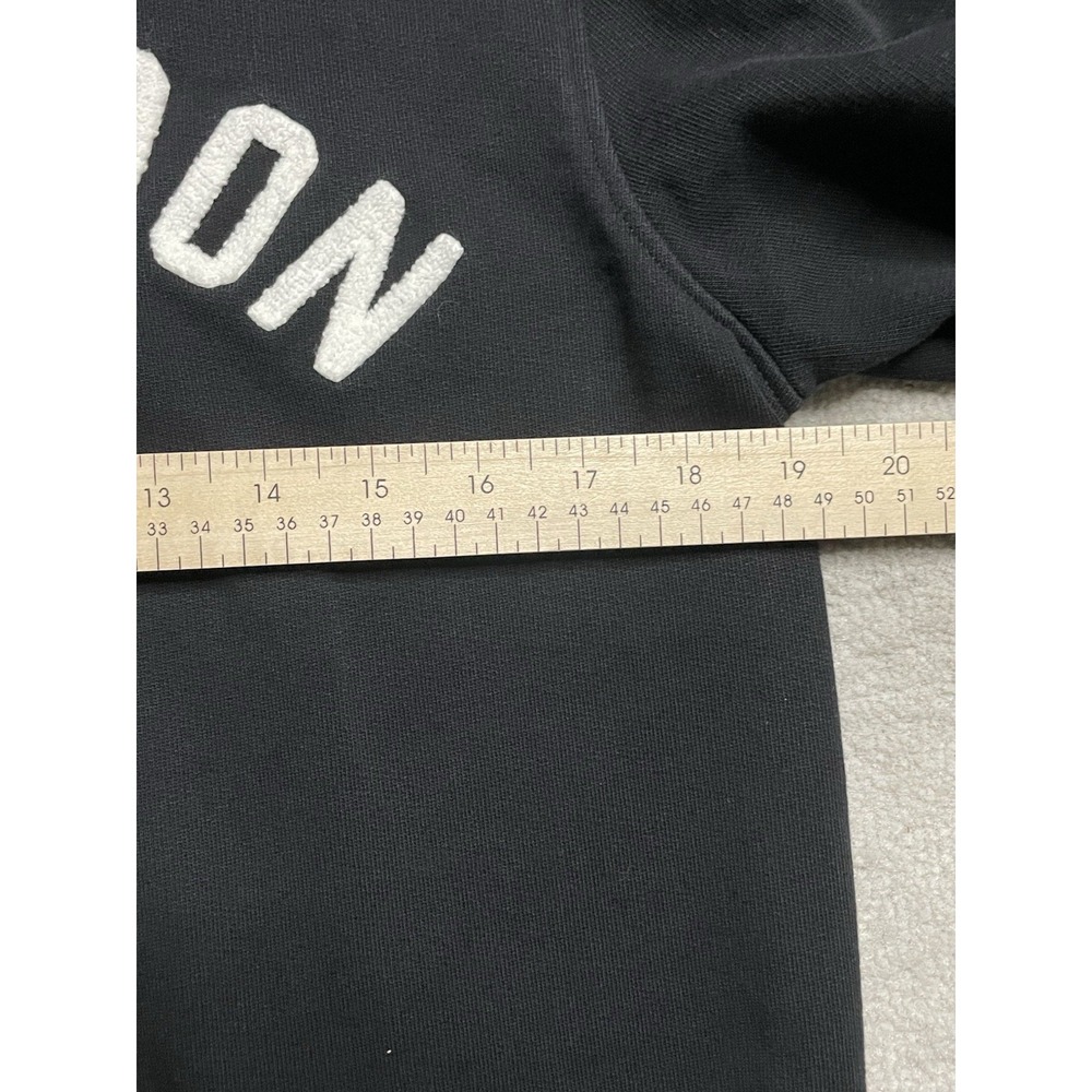 Wimbledon Men's Wordmark Sweatshirt Black Size Medium - Picture 7 of 10